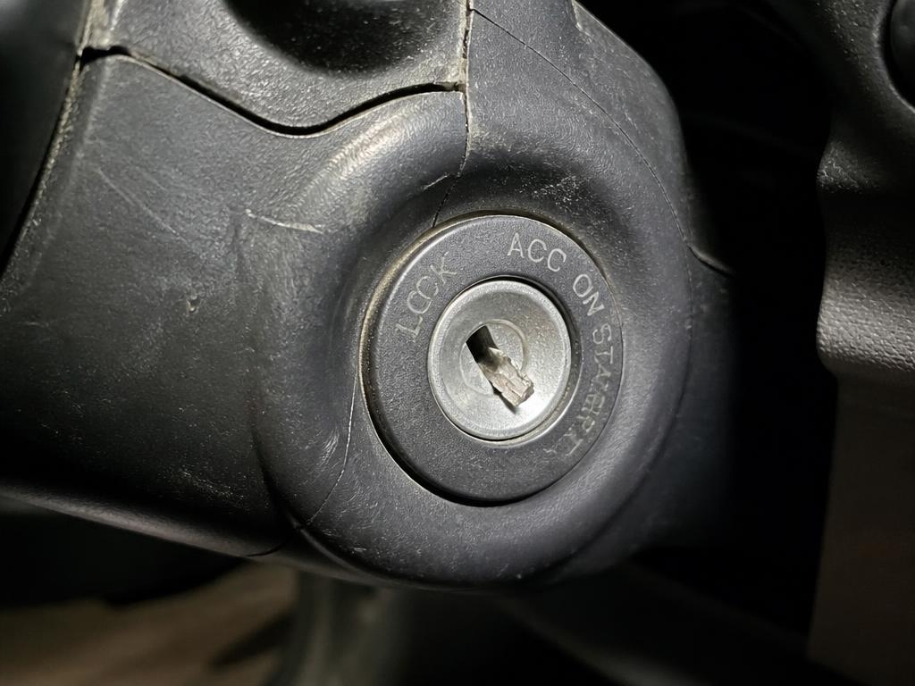 Before — Broken key extracted, ignition saved by Austin Car Key Experts