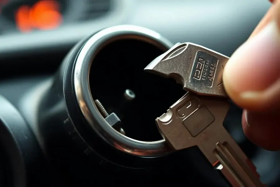 Broken key extraction from a door lock, Georgetown