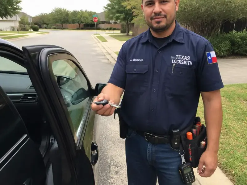 After — Damage-free lockout in Round Rock by Austin Car Key Experts